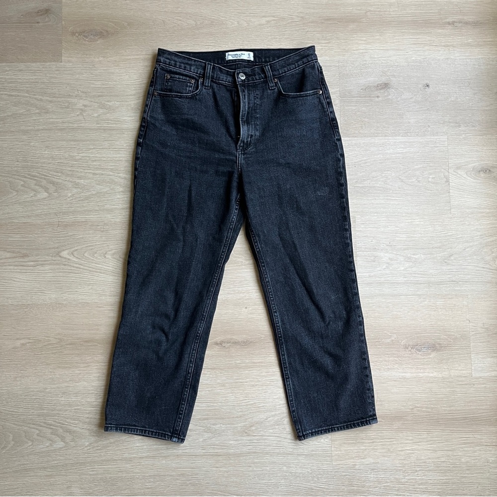 Abercrombie & Fitch The Ankle Straight Ultra High Rise